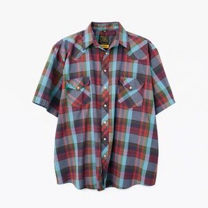 Vintage 2XLT Rock Creek Ranch Pearl Snap 0785 Shirt Rancher Western Cowboy tall